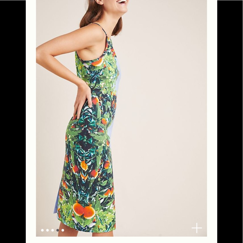 Anthroplogie orange 🍊 bough dress - Picture 2 of 8